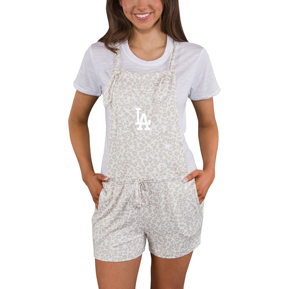 Los Angeles Dodgers Concepts Sport Women's Montana Hacci Knit Romper Overalls Near Me