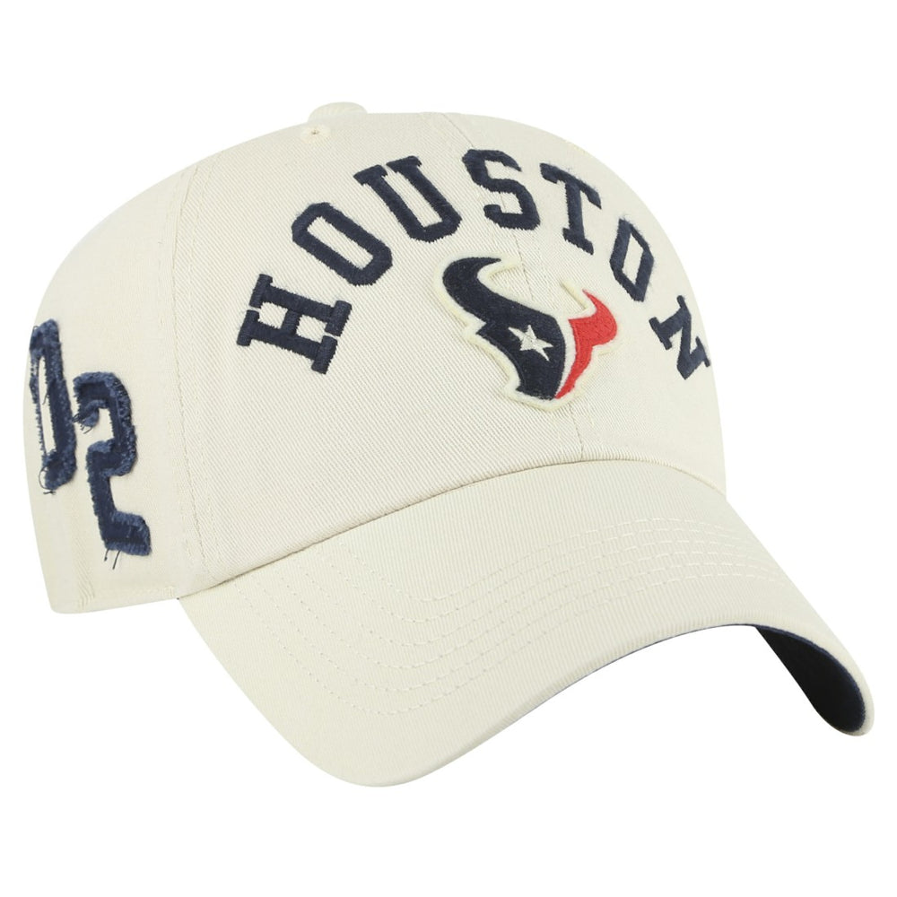 Houston Texans '47 Clubhouse Faber Clean Up Adjustable Hat - Cream - 47 brand