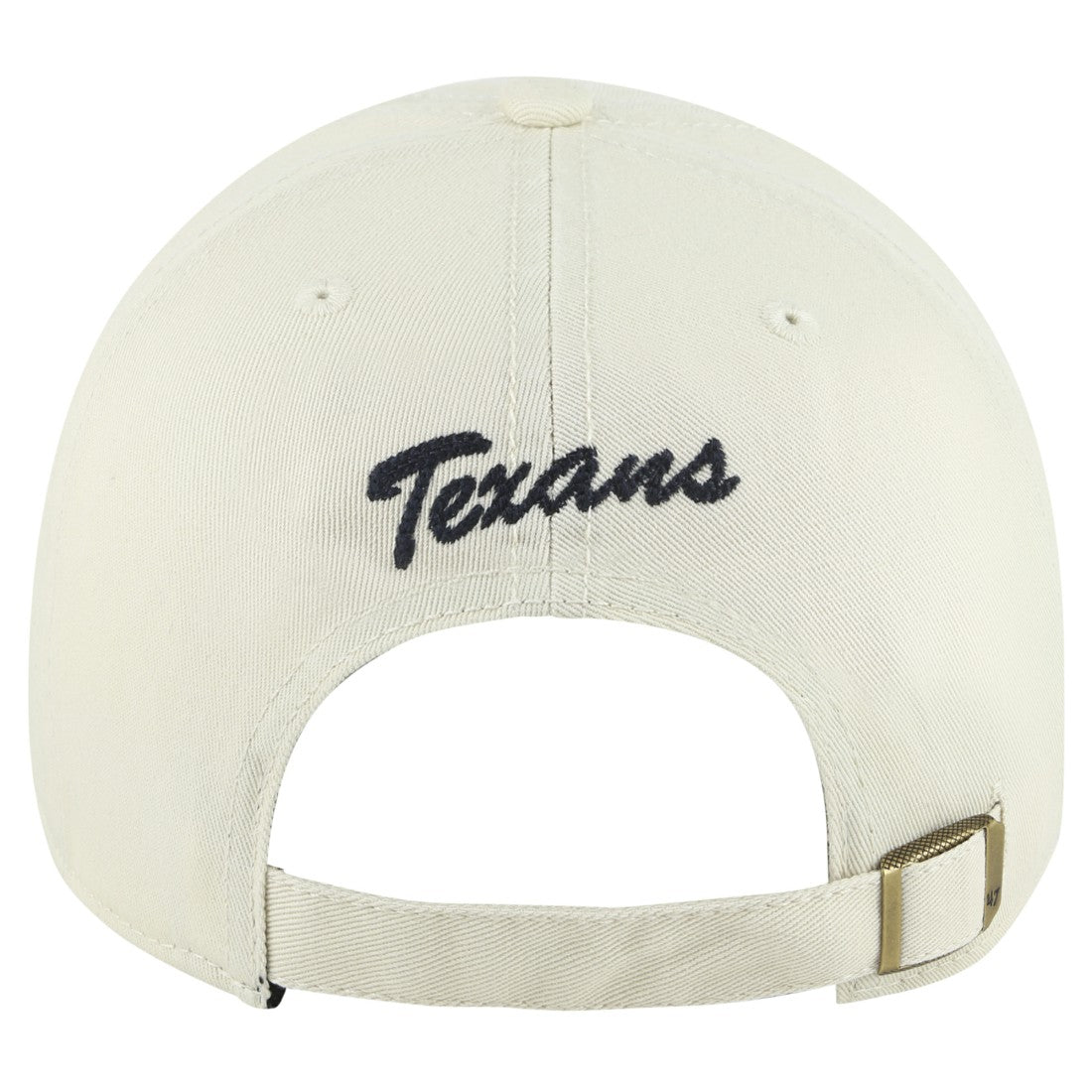 Houston Texans '47 Clubhouse Faber Clean Up Adjustable Hat - Cream - 47 brand