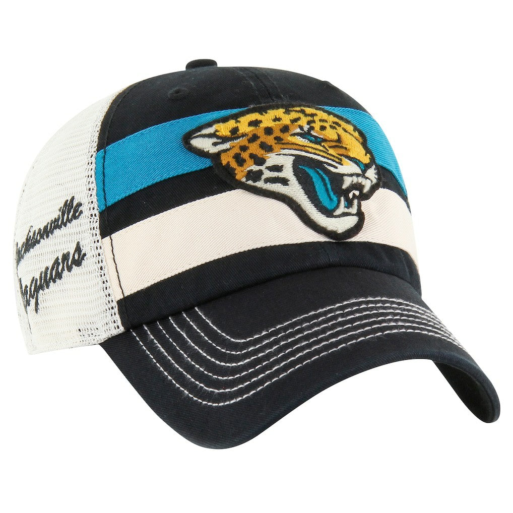 Jacksonville Jaguars '47 Clubhouse Boon Clean-Up Trucker Adjustable Hat - Black - 47 brand
