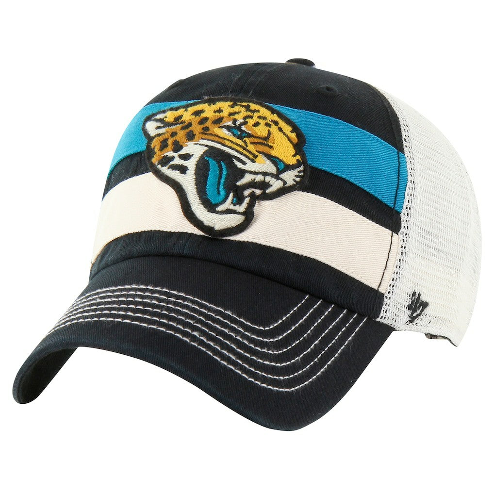 Jacksonville Jaguars '47 Clubhouse Boon Clean-Up Trucker Adjustable Hat - Black - 47 brand