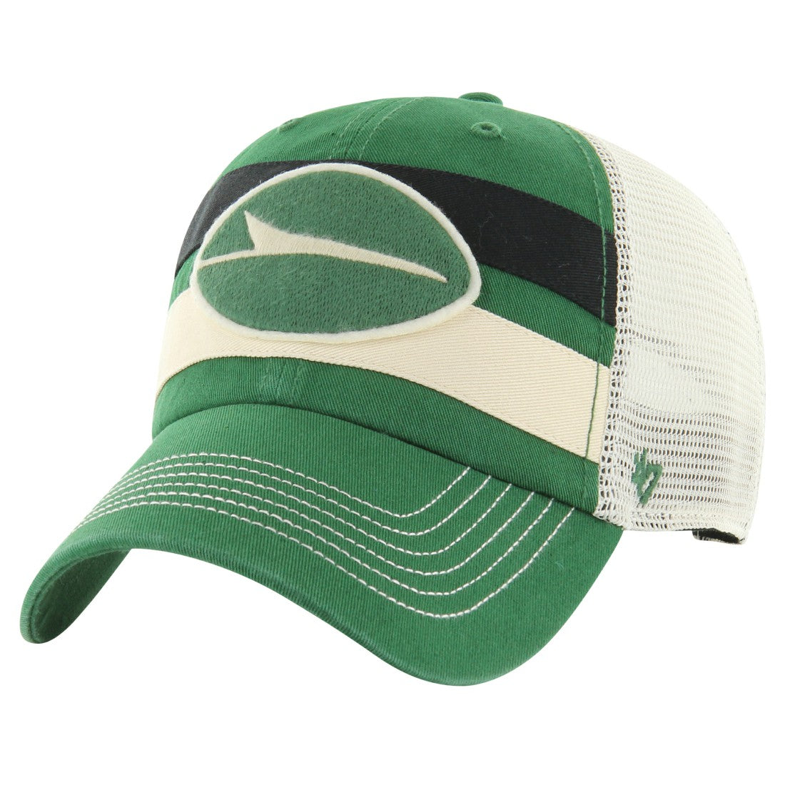 New York Jets '47 Clubhouse Boon Clean-Up Trucker Adjustable Hat - Kelly Green - 47 brand