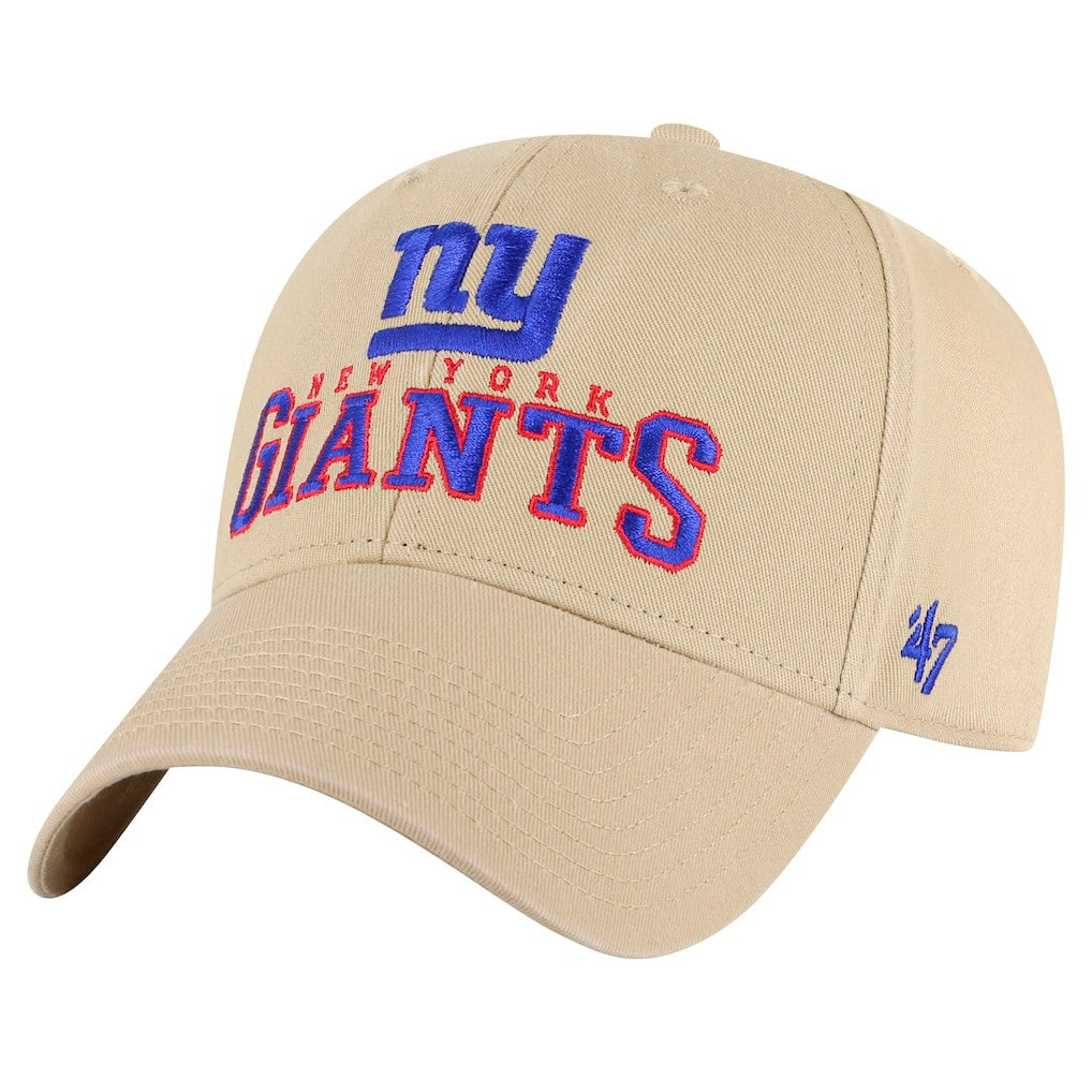 New York Giants '47 Powell MVP Adjustable Hat - Khaki - 47 brand