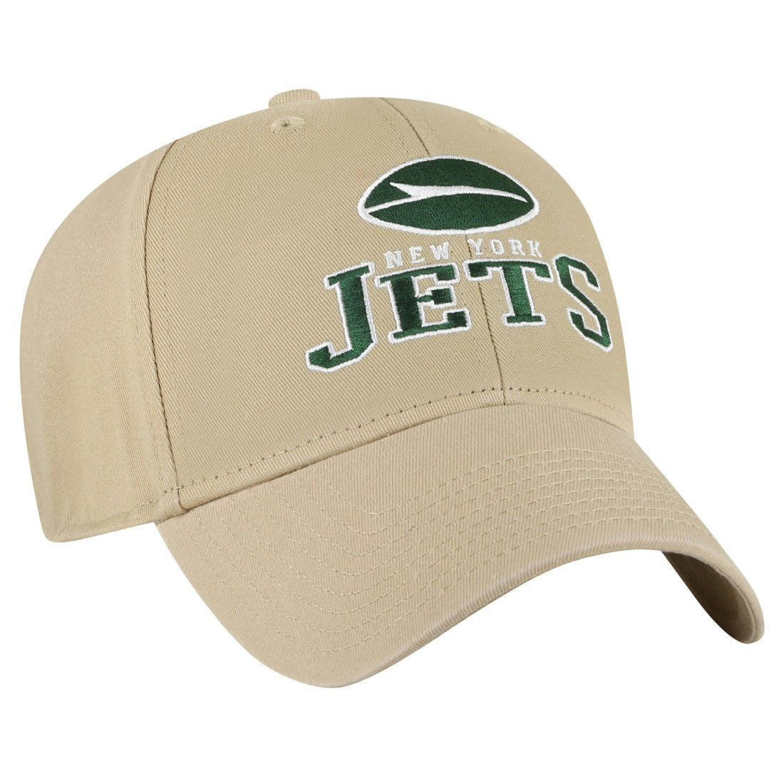 New York Jets '47 Powell MVP Adjustable Hat - Khaki - 47 brand