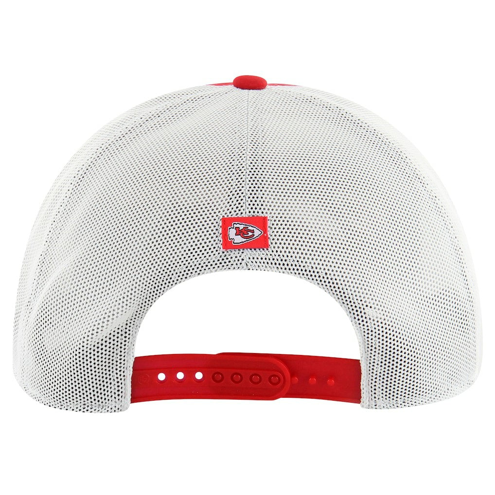 Kansas City Chiefs '47 Downburst Relaxed Hitch Trucker Adjustable Hat - Red/White - 47 brand