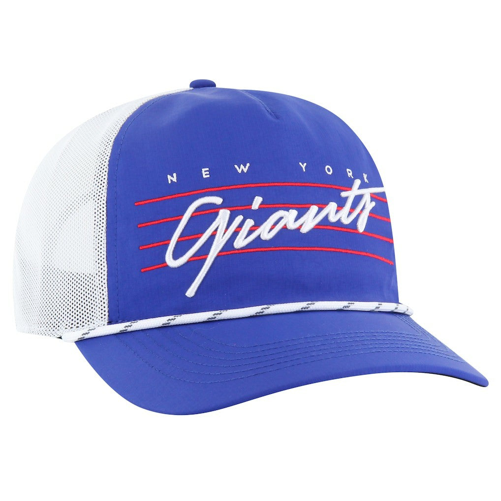 New York Giants '47 Downburst Relaxed Hitch Trucker Adjustable Hat - Royal/White - 47 brand