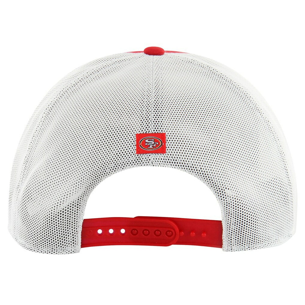 San Francisco 49ers '47 Downburst Relaxed Hitch Trucker Adjustable Hat - Scarlet/White - 47 brand