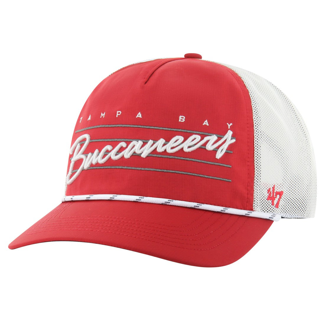 Tampa Bay Buccaneers '47 Downburst Relaxed Hitch Trucker Adjustable Hat - Red/White - 47 brand