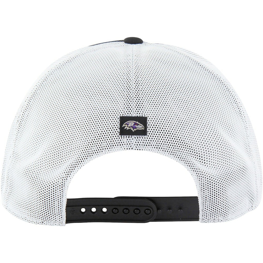 Baltimore Ravens '47 Downburst Relaxed Hitch Trucker Adjustable Hat - Black/White - 47 brand