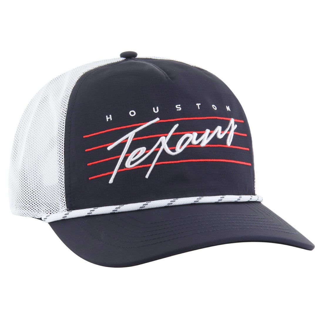 Houston Texans '47 Downburst Relaxed Hitch Trucker Adjustable Hat - Navy/White - 47 brand