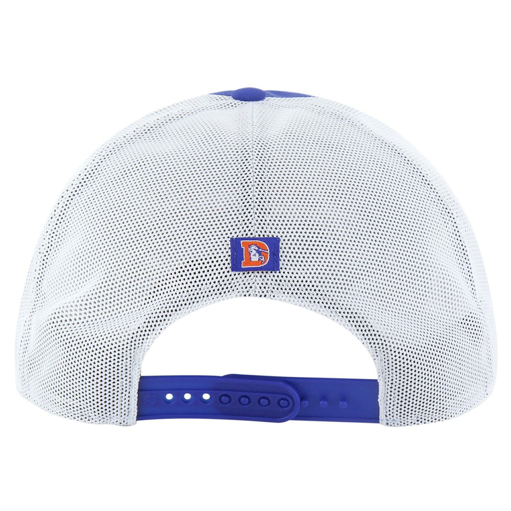 Denver Broncos '47 Downburst Relaxed Hitch Trucker Adjustable Hat - Royal/White - 47 brand