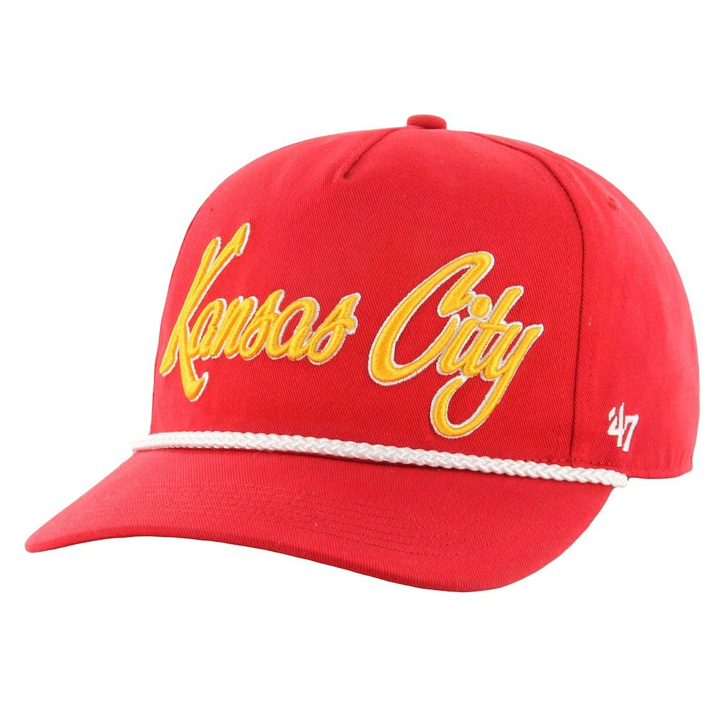 Kansas City Chiefs '47 Overhand Hitch Adjustable Hat - Red - 47 brand