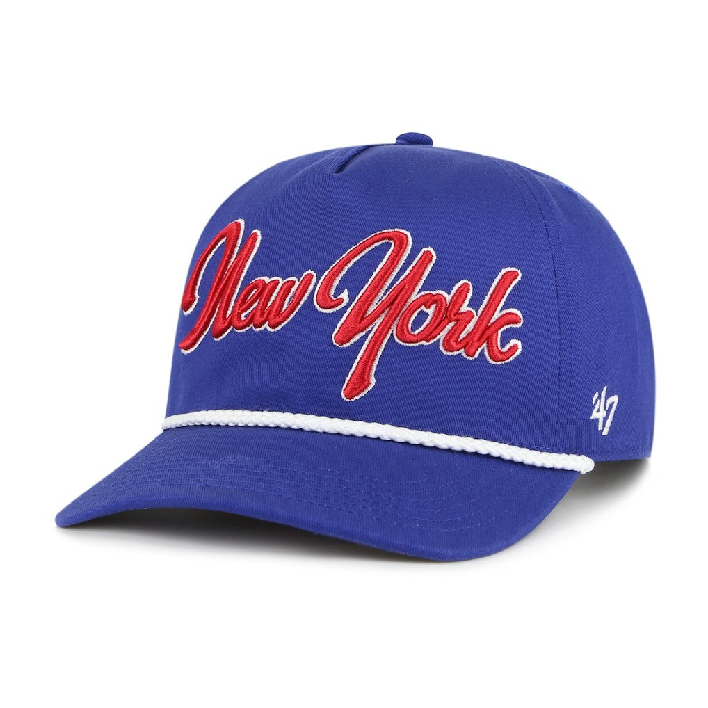 New York Giants '47 Overhand Hitch Adjustable Hat - Royal - 47 brand