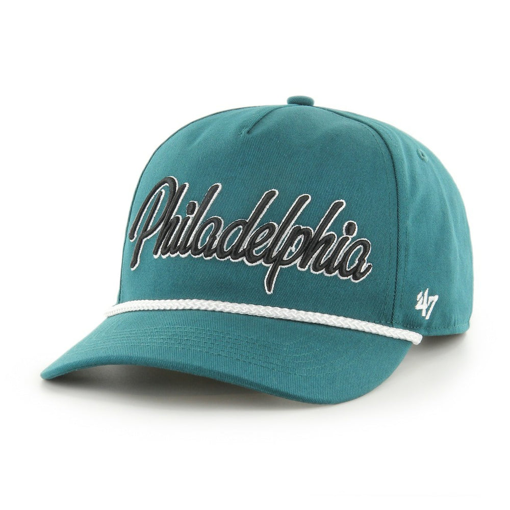 Philadelphia Eagles '47 Overhand Hitch Adjustable Hat - Midnight Green - 47 brand