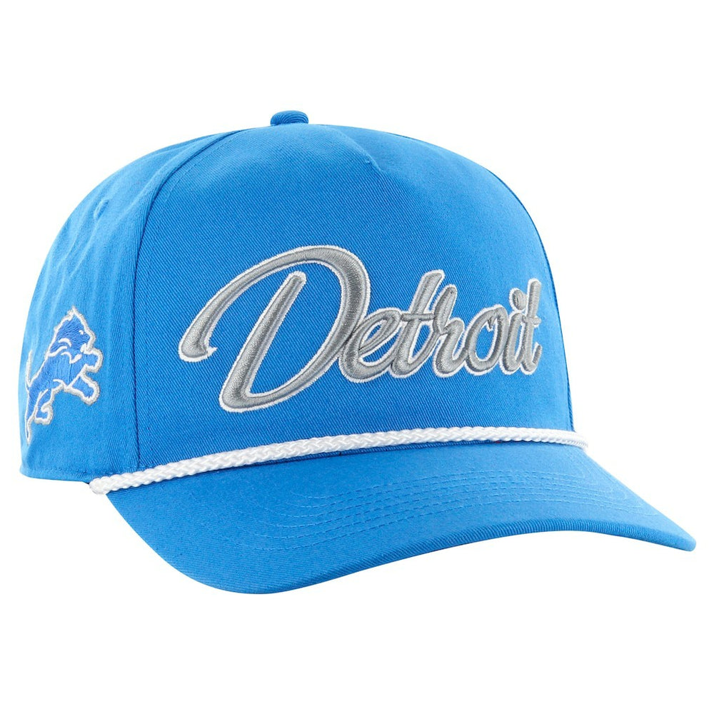 Detroit Lions '47 Overhand Hitch Adjustable Hat - Blue - 47 brand