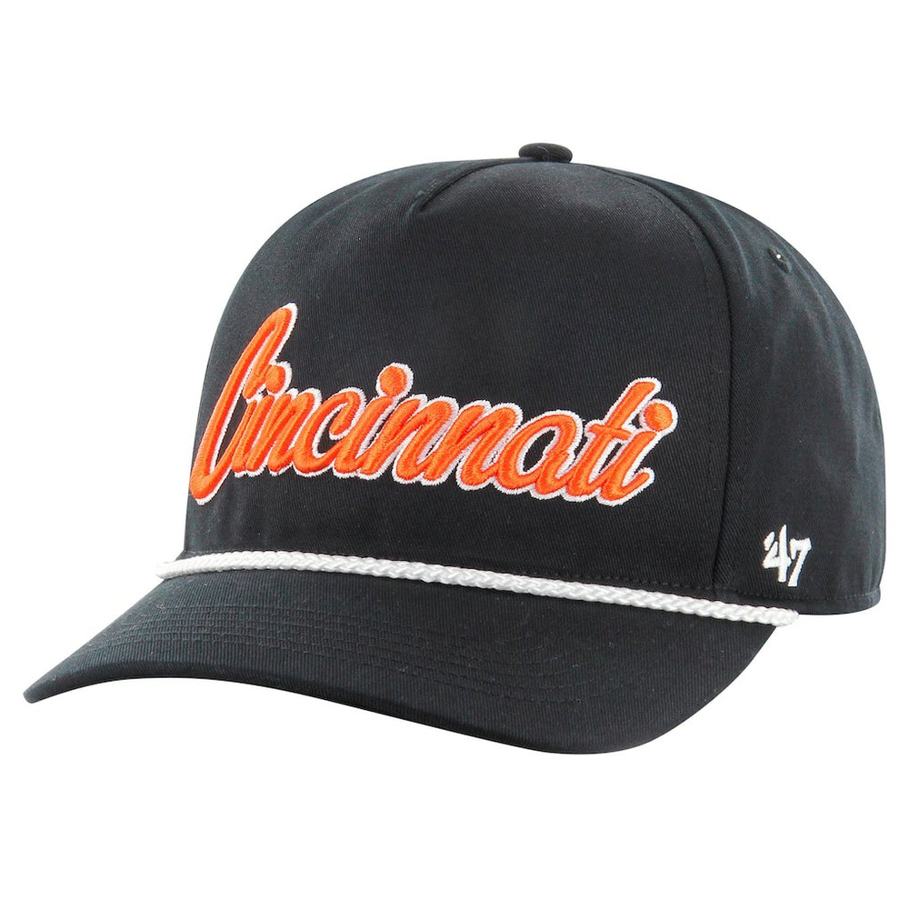Cincinnati Bengals '47 Overhand Hitch Adjustable Hat - Black - 47 brand