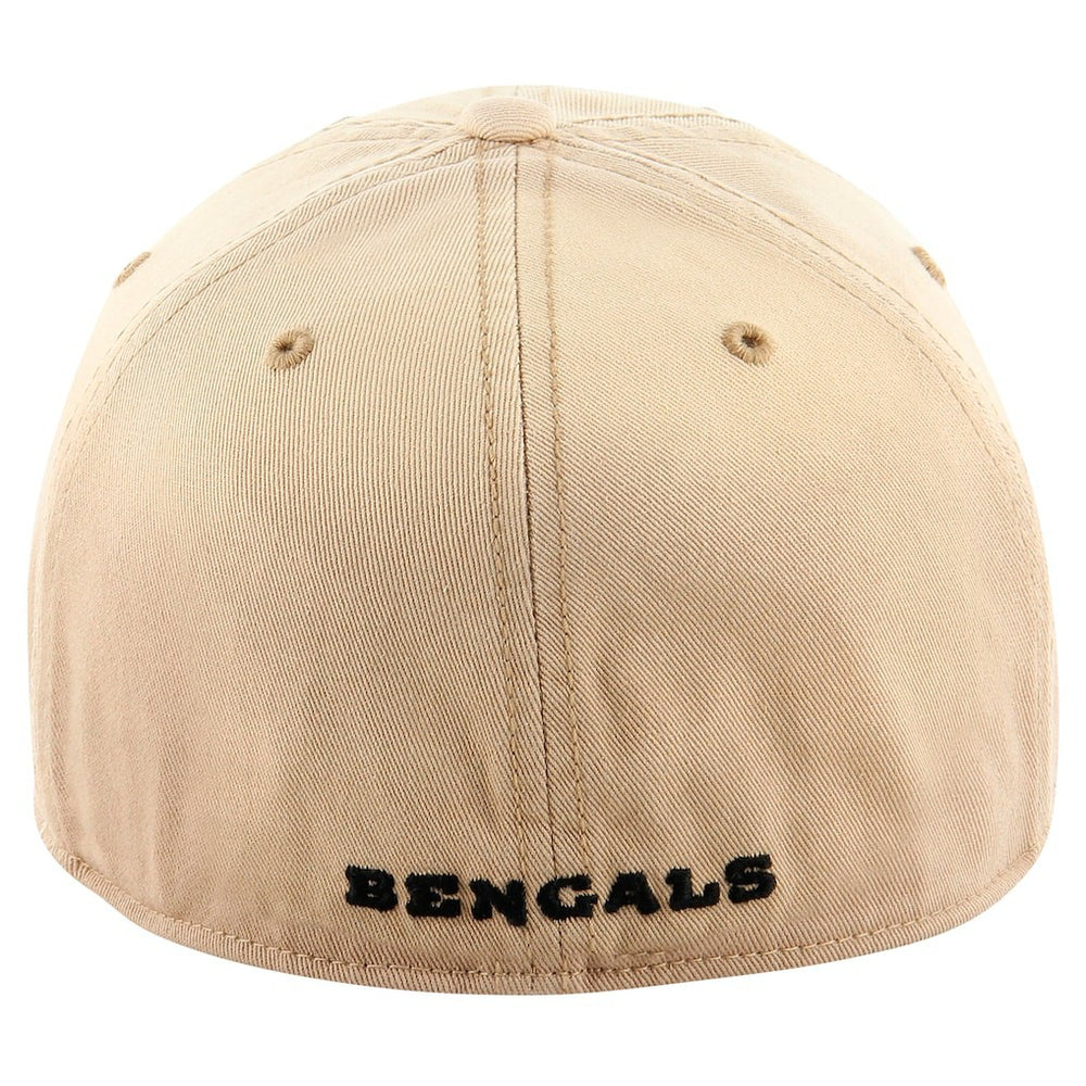 Cincinnati Bengals '47 Dusted Relaxed Franchise Fitted Hat - Khaki - 47 brand
