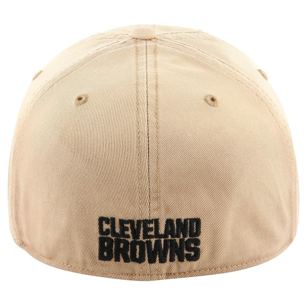 Cleveland Browns '47 Dusted Relaxed Franchise Fitted Hat - Khaki - 47 brand