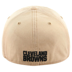 Cleveland Browns '47 Dusted Relaxed Franchise Fitted Hat - Khaki - 47 brand