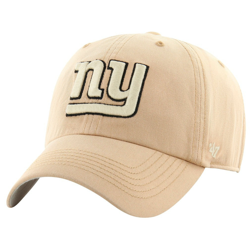 New York Giants '47 Dusted Relaxed Franchise Fitted Hat - Khaki - 47 brand