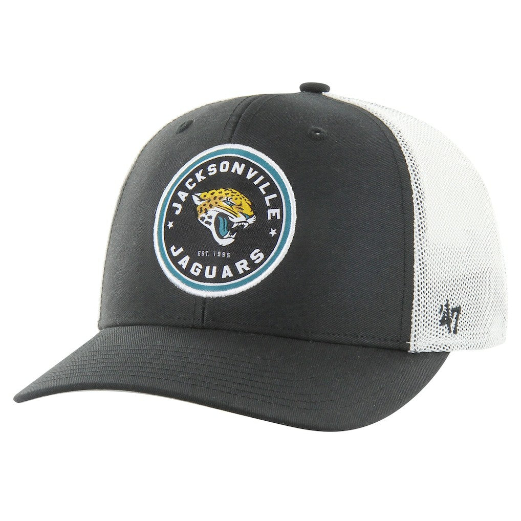 Jacksonville Jaguars '47 Disclose Trophy Stretch Fit Hat - Black - 47 brand
