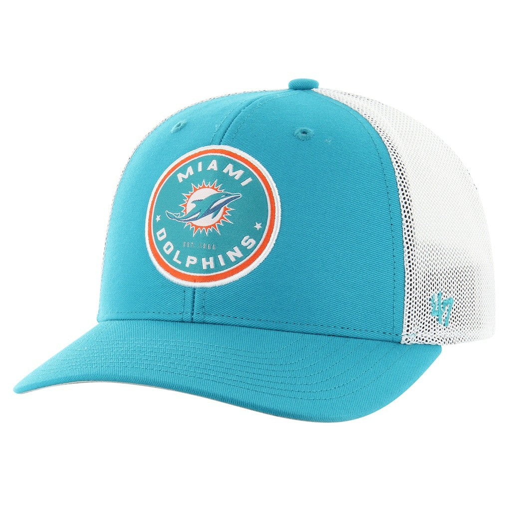 Miami Dolphins '47 Disclose Trophy Stretch Fit Hat - Aqua - 47 brand
