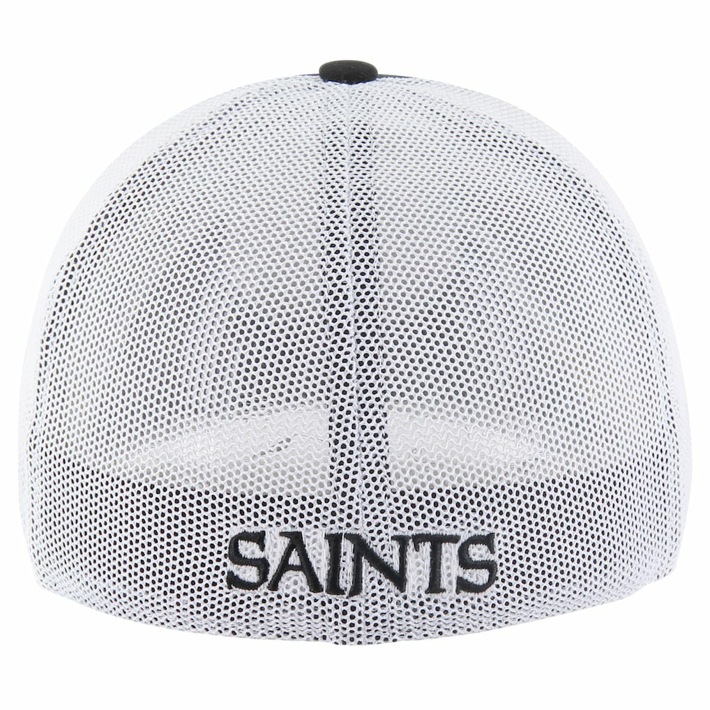 New Orleans Saints '47 Disclose Trophy Stretch Fit Hat - Black - 47 brand
