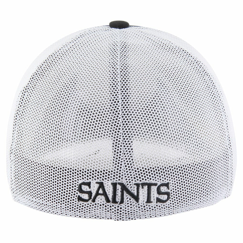 New Orleans Saints '47 Disclose Trophy Stretch Fit Hat - Black - 47 brand