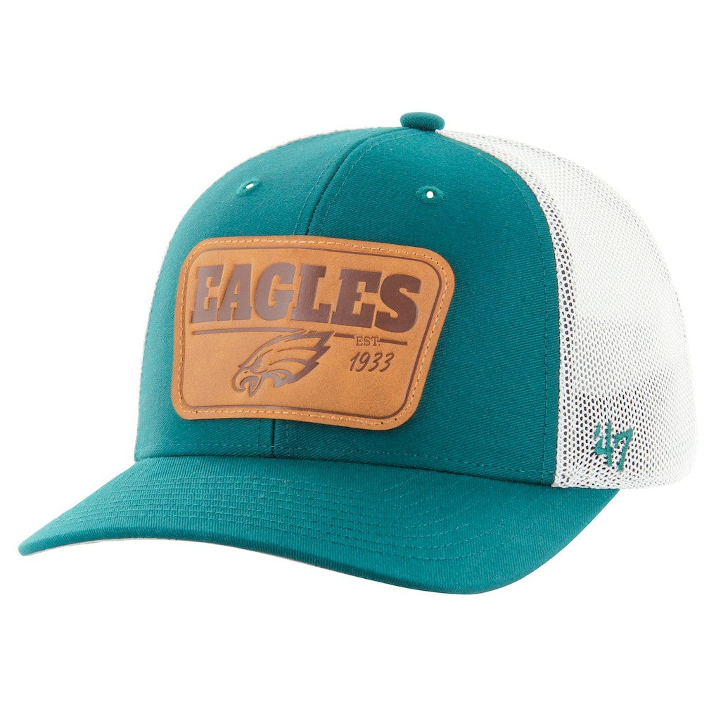 Philadelphia Eagles '47 Thrash Trophy Flex Hat - Midnight Green/White - 47 brand