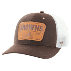 Cleveland Browns '47 Thrash Trophy Flex Hat - Brown/White - 47 brand