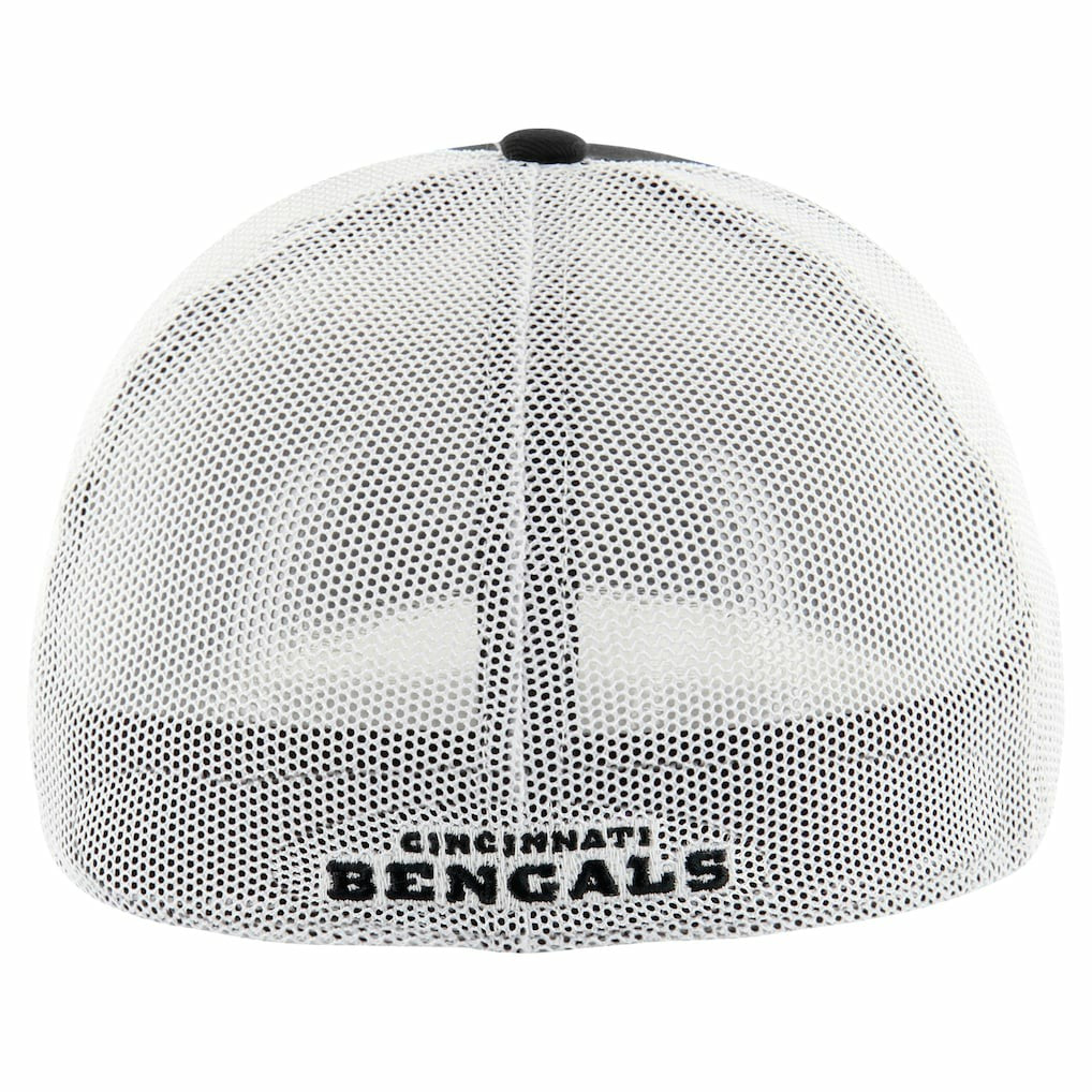 Cincinnati Bengals '47 Thrash Trophy Flex Hat - Black/White - 47 brand