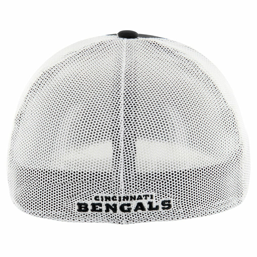Cincinnati Bengals '47 Thrash Trophy Flex Hat - Black/White - 47 brand