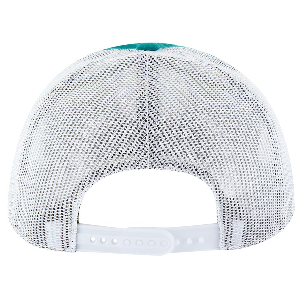 Miami Dolphins '47 Team Unstructured Trucker Adjustable Hat - Aqua/White - 47 brand