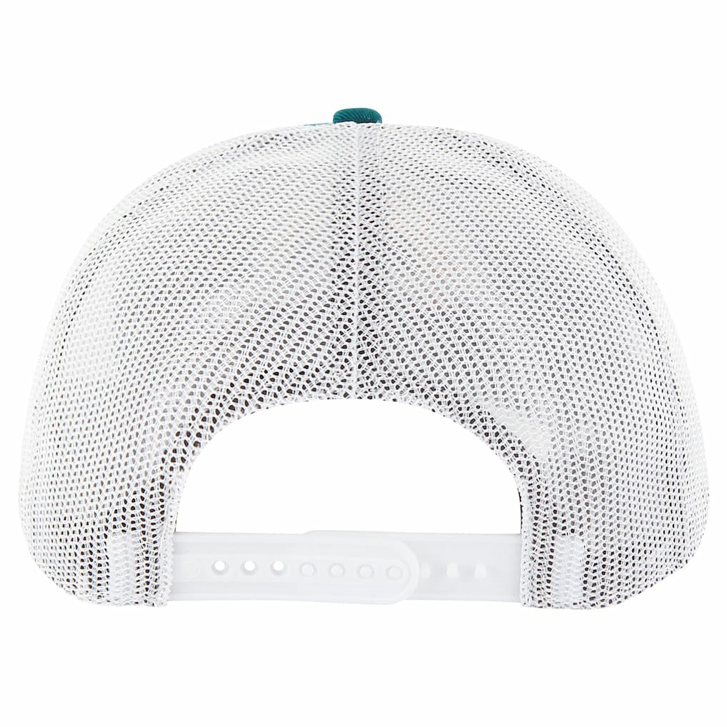 Philadelphia Eagles '47 Team Unstructured Trucker Adjustable Hat - Green/White - 47 brand