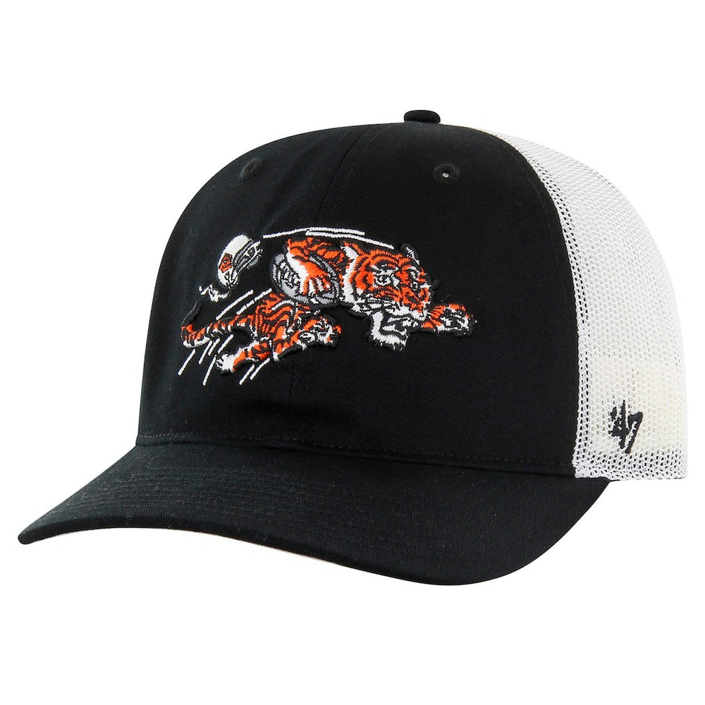 Cincinnati Bengals '47 Team Unstructured Trucker Adjustable Hat - Black/White - 47 brand