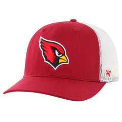Arizona Cardinals '47 Team Unstructured Trucker Adjustable Hat - Cardinal/White - 47 brand