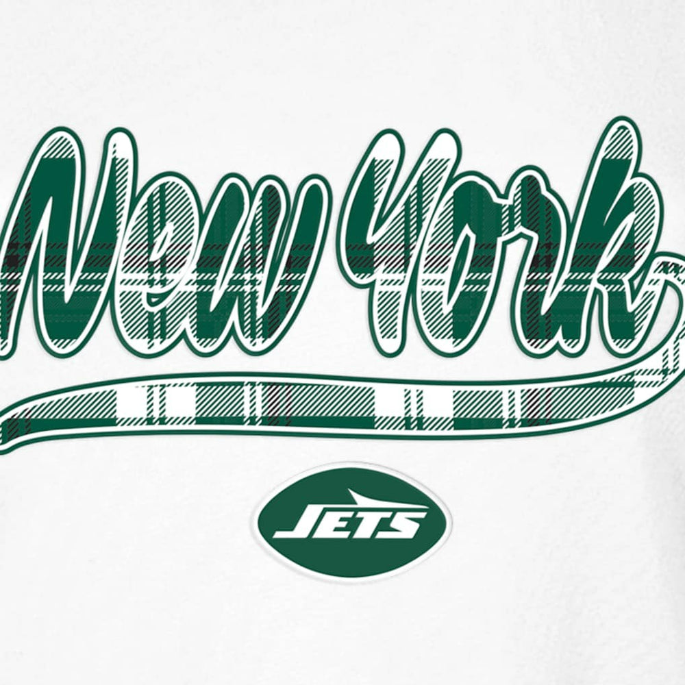 New York Jets New Era Women's 3rd Down T-Shirt - White/Green - NFL