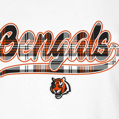 Cincinnati Bengals New Era Women's 3rd Down T-Shirt - White/Orange - NFL