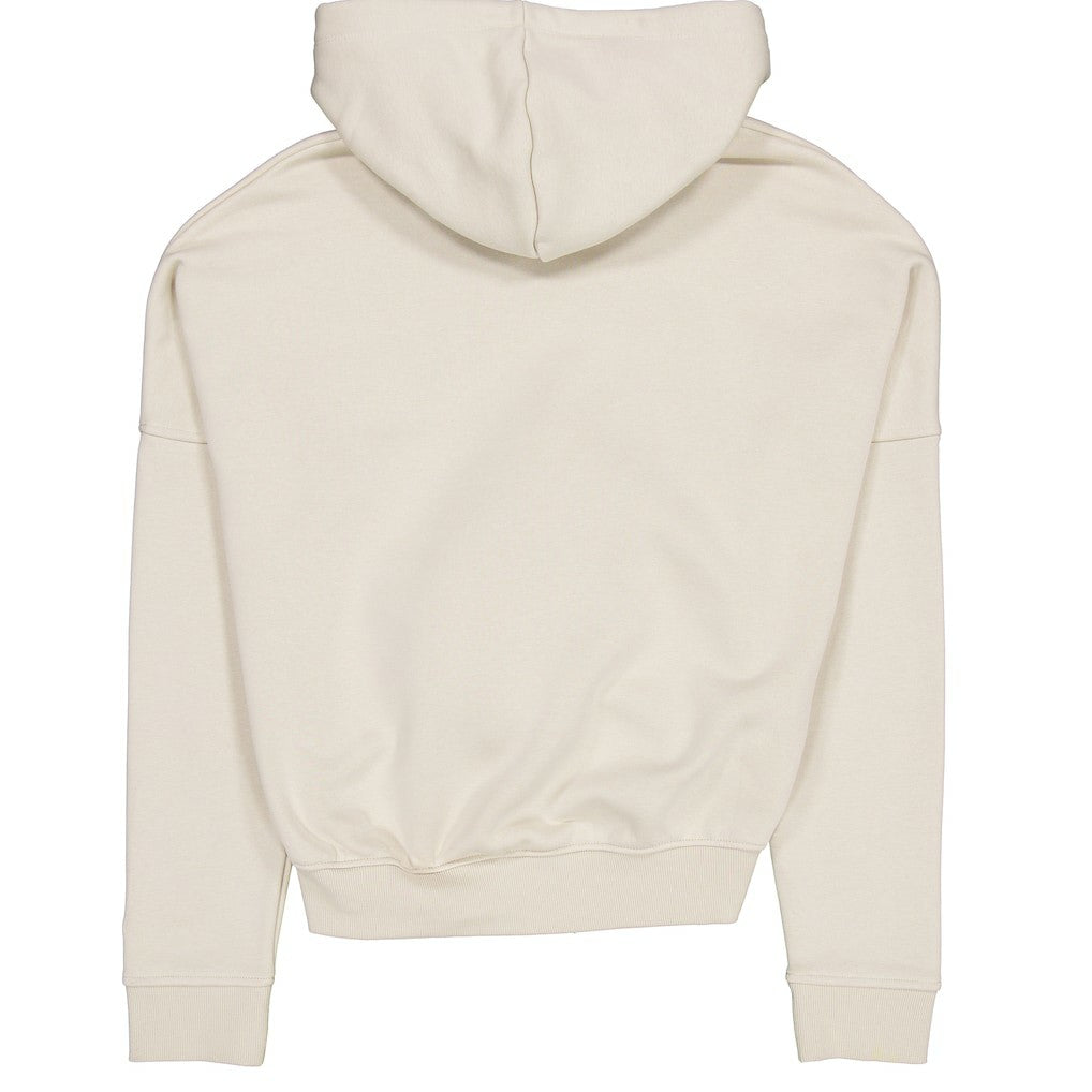Cleveland Browns New Era Women's 3rd Down Historic Pullover Hoodie - Cream - NFL