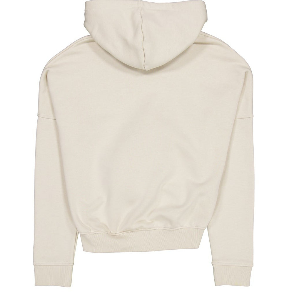 Cleveland Browns New Era Women's 3rd Down Historic Pullover Hoodie - Cream - NFL