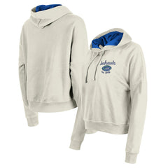 Seattle Seahawks New Era Women's 3rd Down Historic Pullover Hoodie - Cream - NFL