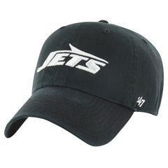 New York Jets '47 Clean Up Tonal Adjustable Hat - Black - 47 brand