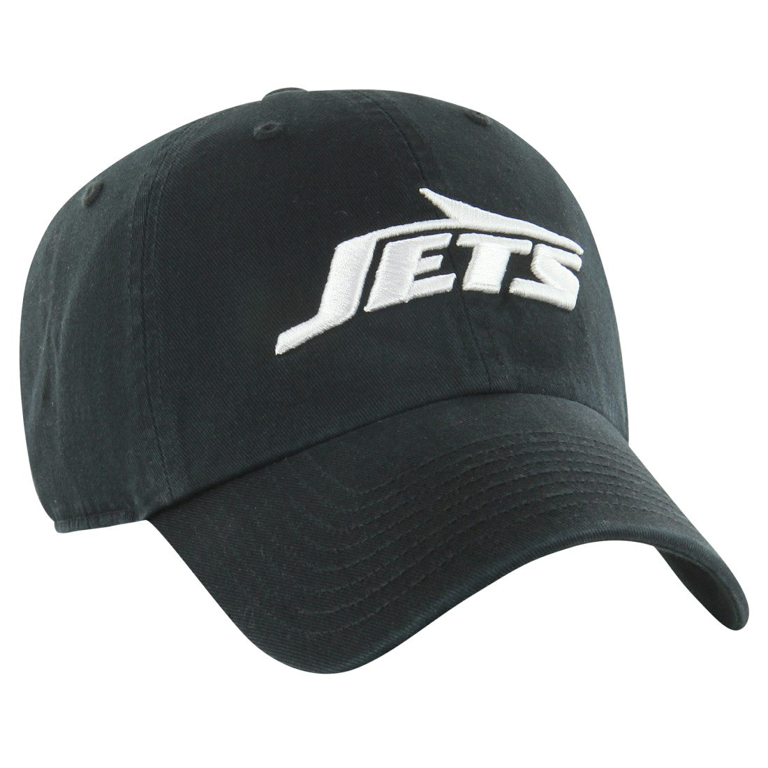 New York Jets '47 Clean Up Tonal Adjustable Hat - Black - 47 brand