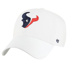 Houston Texans '47 Clean Up Adjustable Hat - White - 47 brand