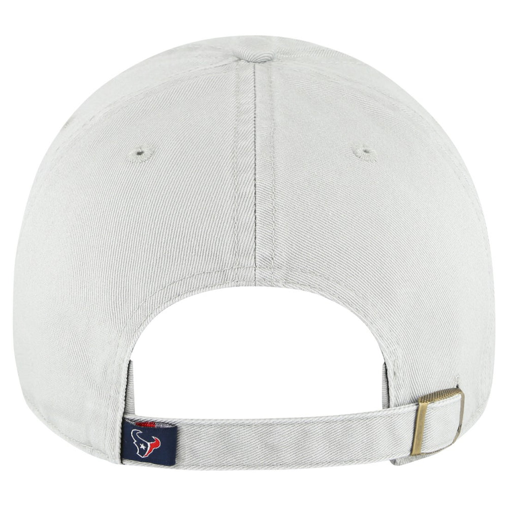 Houston Texans '47 Team Clean Up Adjustable Hat - Gray - 47 brand