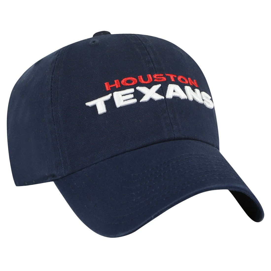 Houston Texans '47 Clean Up Team Script Adjustable Hat - Navy - 47 brand