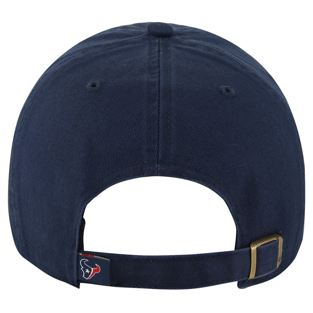 Houston Texans '47 Clean Up Team Script Adjustable Hat - Navy - 47 brand