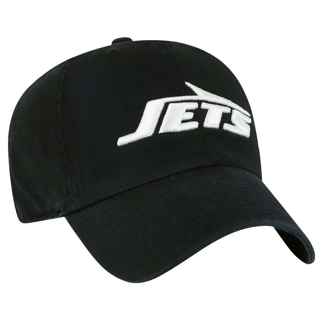 New York Jets '47 Clean Up Team Script Adjustable Hat - Black - 47 brand