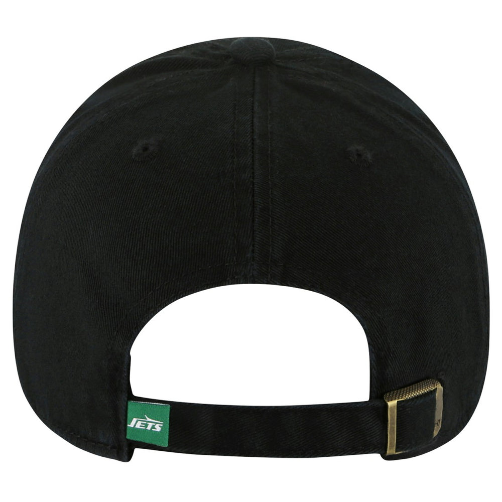 New York Jets '47 Clean Up Team Script Adjustable Hat - Black - 47 brand