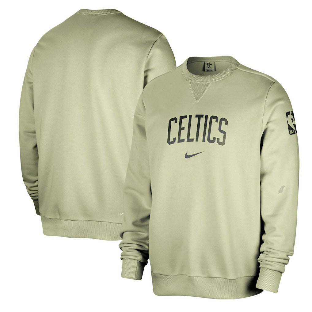 Nike Boston Celtics Courtside Standard Issue Performance Pullover Sweatshirt Green